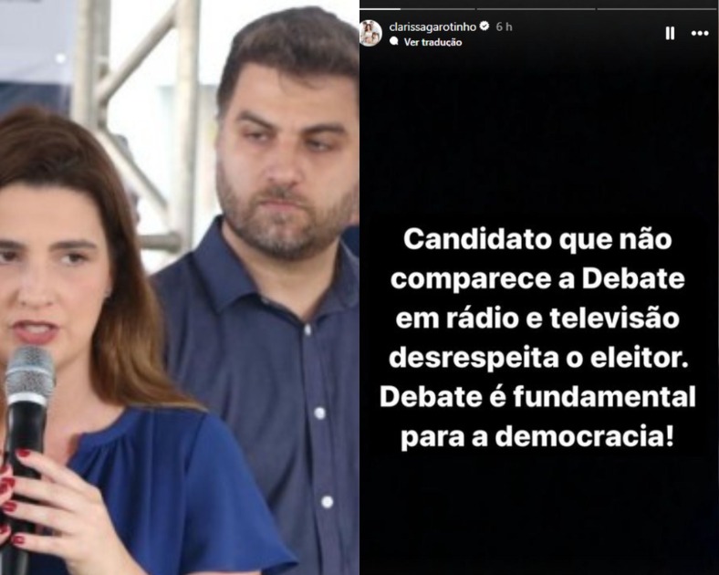 wladimir-e-clarissa-garotinho-trocam-farpas-apos-ex-deputada-criticar-prefeito-de-campos-por-nao-ir-a-debate-entre-os-candidatos:-‘desrespeita-o-eleitor’