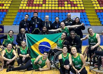 Brasil é vice-campeão na Copa América de basquete em cadeira de rodas