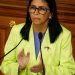 Delcy Rodríguez apresenta proposta de anistia geral na Venezuela