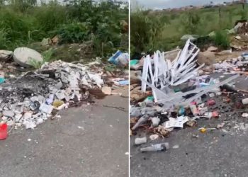 Moradores denunciam descarte irregular de lixo em Campos