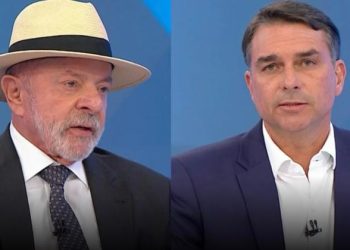 FLÁVIO BOLSONARO ENCOSTA EM LULA NO 1º TURNO, MIRA VOTO ÚTIL E JÁ APARECE À FRENTE NO 2º TURNO