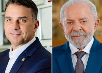 FLÁVIO BOLSONARO APARECE À FRENTE DE LULA EM EVENTUAL SEGUNDO TURNO, APONTA REAL TIME