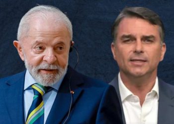 PESQUISA DIVULGADA NESTA SEXTA-FEIRA MOSTRA FLÁVIO BOLSONARO À FRENTE DE LULA NO SEGUNDO TURNO