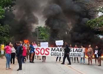 Moradores de Martins Lage realizam nova manifestação na BR-356