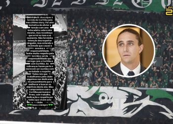 Filho de bilionário equatoriano pede desculpas à torcida do Coritiba após postagem